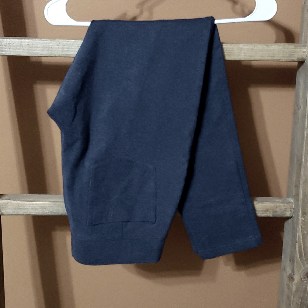 Dark blue pull on leggings